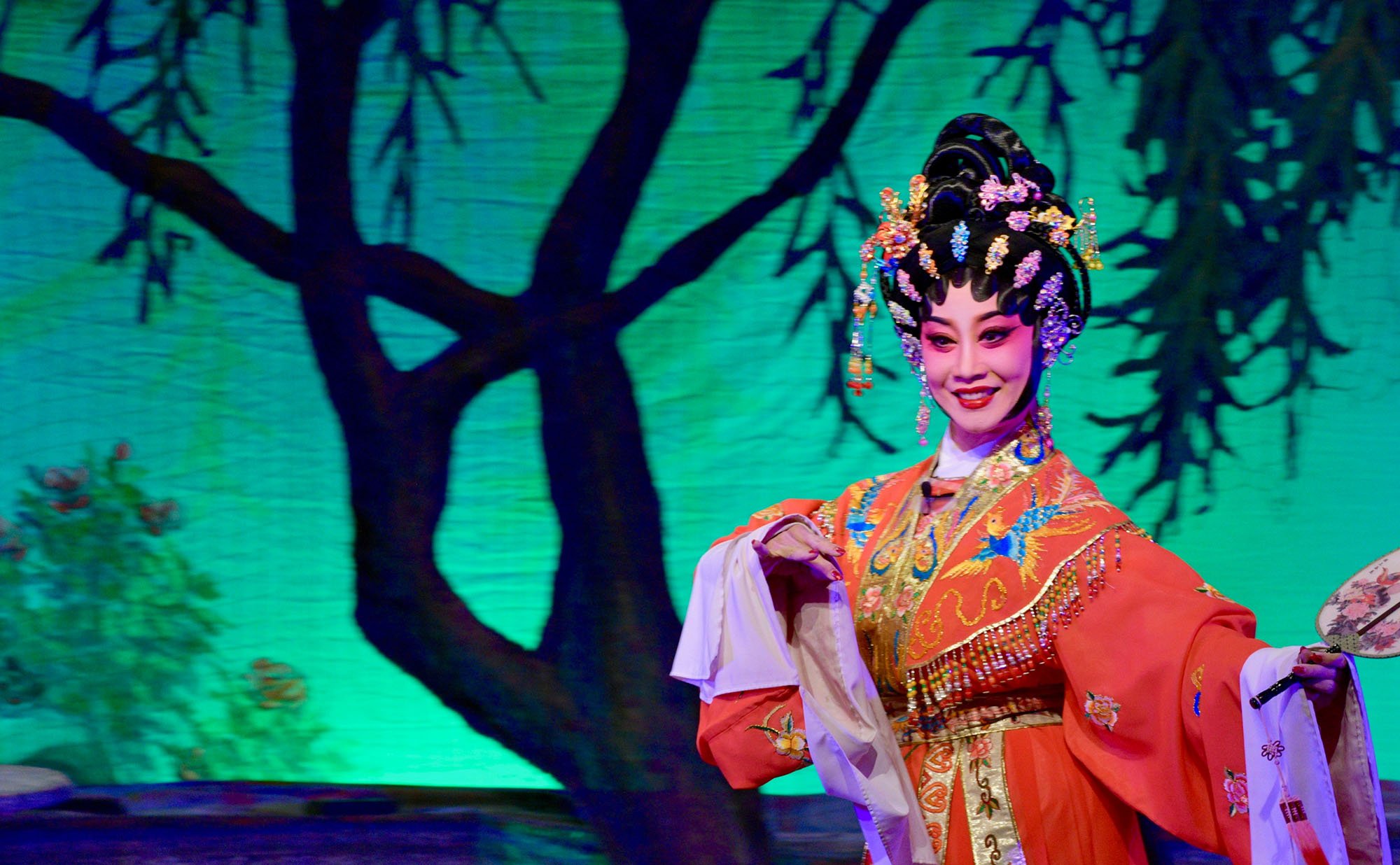 Jing Ying Cantonese Opera performers on stage